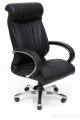 Руководительское кресло CHAIRMAN СН-420 черная кожа общий вид