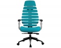 Офисное кресло Riva Chair SHARK Лазурный ткань
