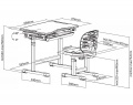 Детская парта растишка и стул Piccolino III