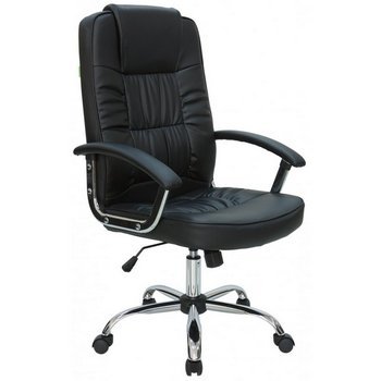 Кресло руководителя Riva Chair 9082-2 Черная эко-кожа
